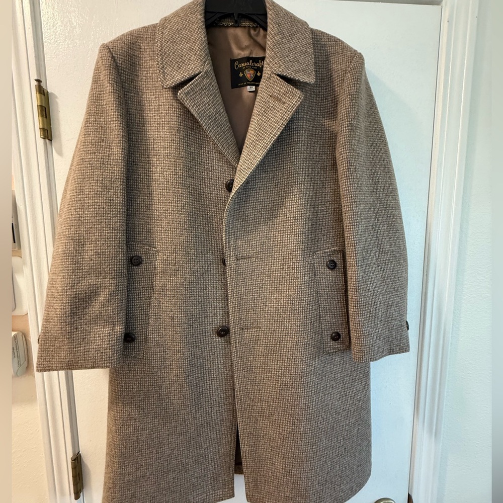 Casual Craft Vintage Wool Tweed Coat